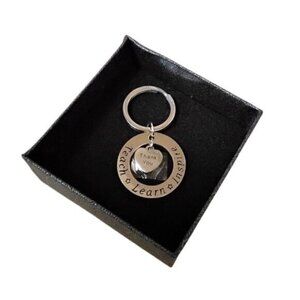 Udobuy Teacher Appreciation Keychain Silver